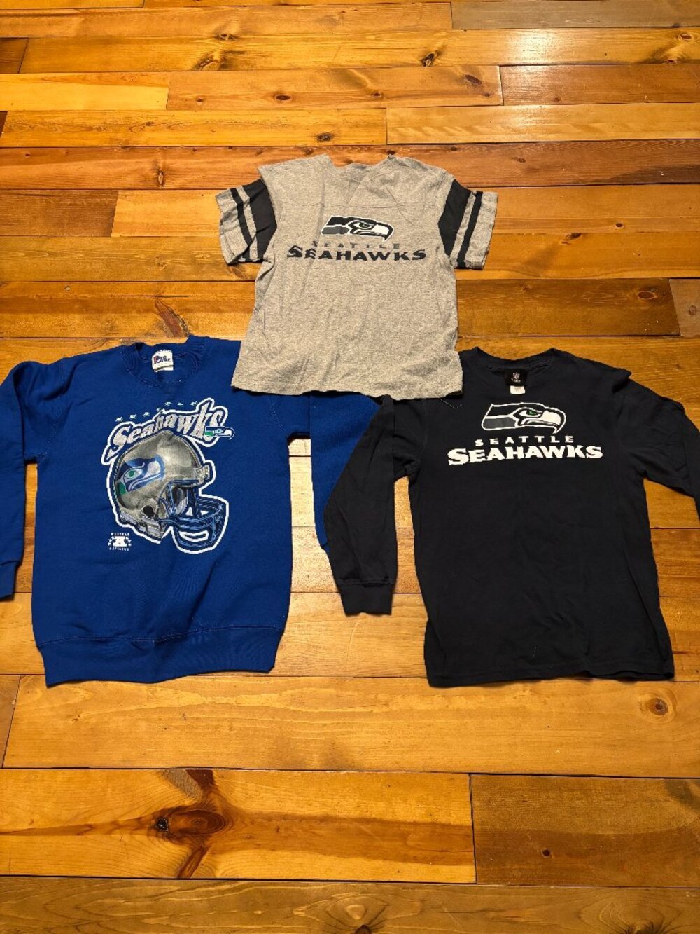 Trio of Youth Seattle Seahawks NFL Apparel
